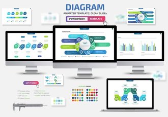 177页层级关系流程箭头可视化图形PPT模板合集 - 顶尖PPT