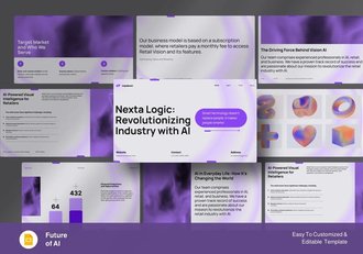 AI未来技术突破PPT模板 - 顶尖PPT