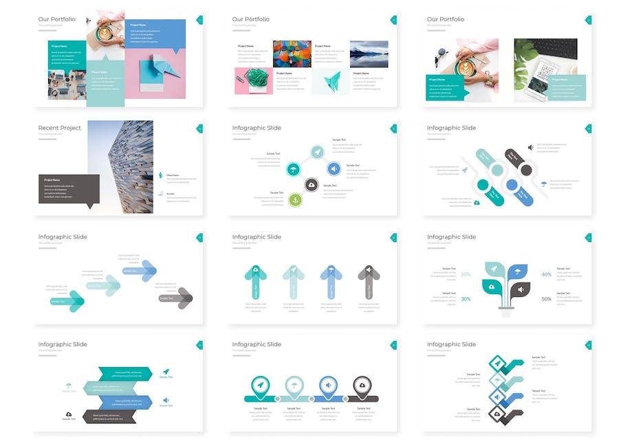 企业商务品牌营销推广宣传Keynote模板 - 顶尖PPT