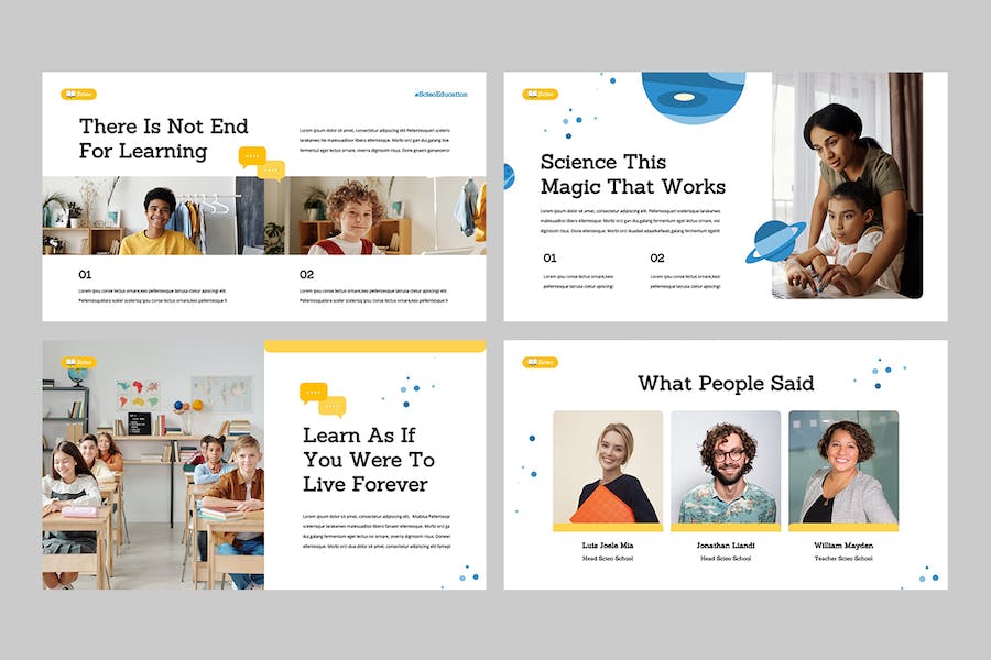科学教育知识讲述展示课程设计方案Keynote模板 - 顶尖PPT