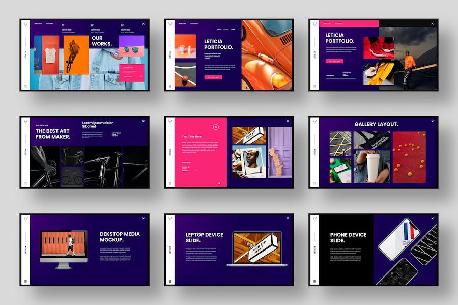 简约大气商务主题国外keynote模板 - 顶尖PPT