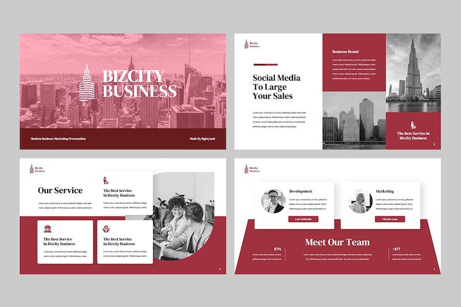 城市融资项目讲述方案Keynote模板 - 顶尖PPT