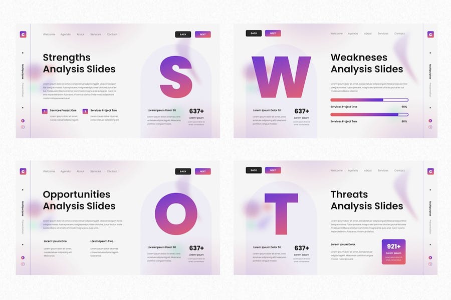 创意多用途设计方案PPT模板 - 顶尖PPT