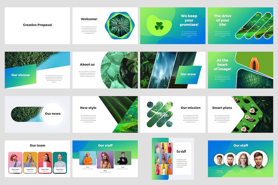 创意大气企业建议书商业计划企业合作多用途keynote模板 - 顶尖PPT