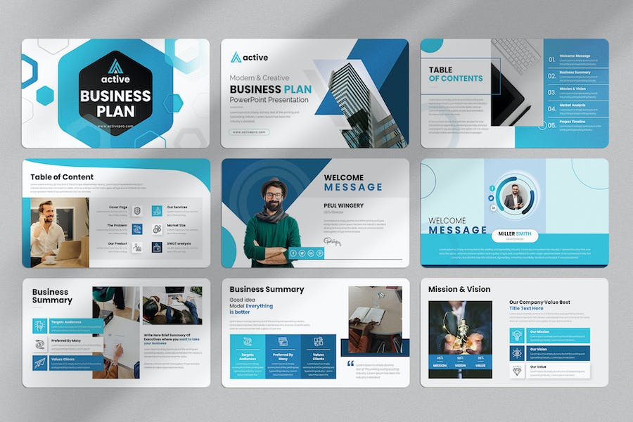 商务融资计划书演讲PPT模板 - 顶尖PPT