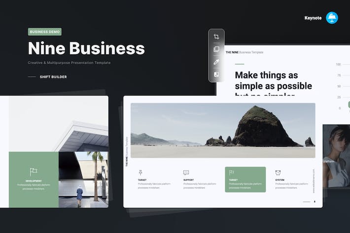 商务商务报告keynote模板 - 顶尖PPT