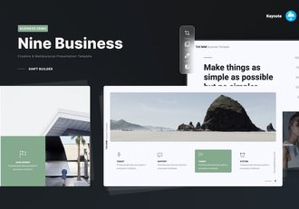 商务商务报告keynote模板 - 顶尖PPT