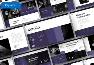 商业摄影图片产品展示keynote模板 - 顶尖PPT