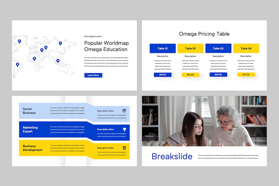 在线教育培训课程PPT模板 - 顶尖PPT