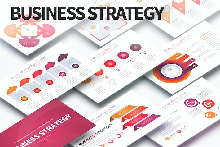 业务战略PPT图形模板 - 顶尖PPT