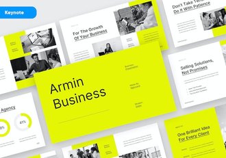 创业公司业务规划Keynote演示模板 - 顶尖PPT