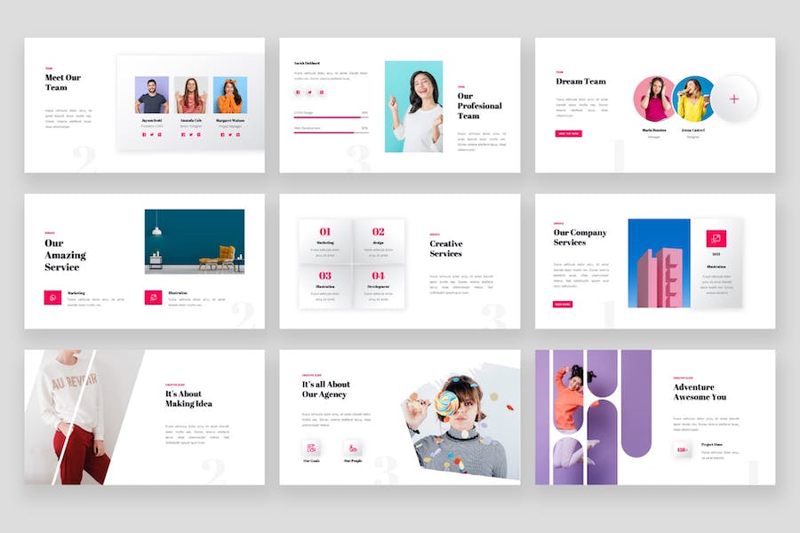 创意极简时尚风格keynote模板 - 顶尖PPT