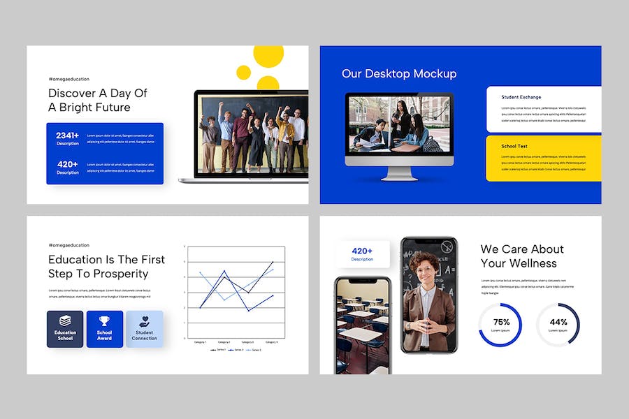 在线教育培训课程PPT模板 - 顶尖PPT
