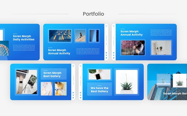 玻璃形态欧式设计eynote模板 - 顶尖PPT