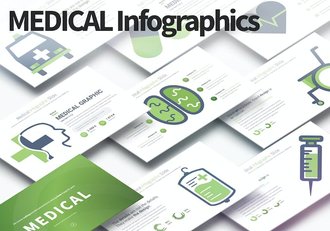 医疗器械项目图形插画PPT模板 - 顶尖PPT