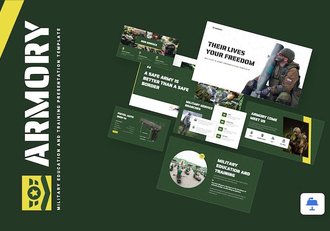 特种部队作战数据分析现代化战争军事武器展示介绍keynote模板 - 顶尖PPT