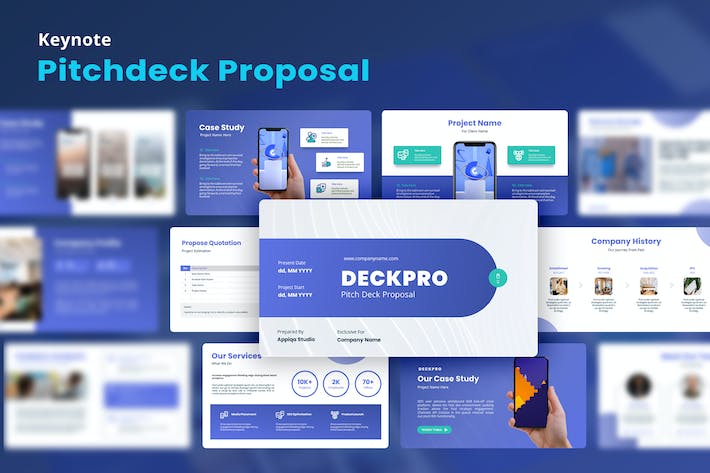 商业计划书团队介绍企业合作建议书通用keynote模板 - 顶尖PPT
