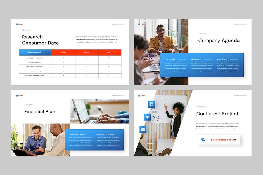 商业市场营销PPT模板 - 顶尖PPT
