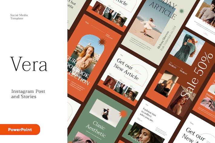 社交媒体Instagram内容发布策略PPT模板 - 顶尖PPT