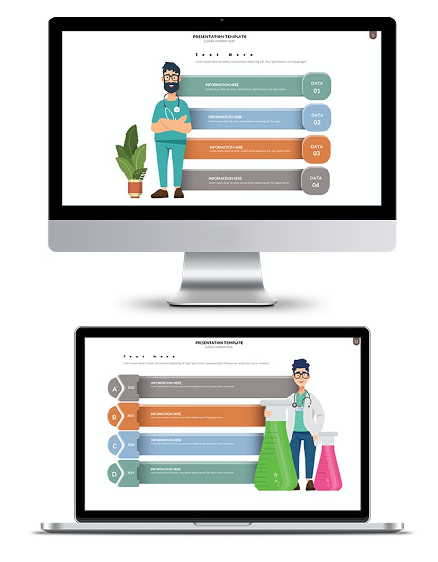 医疗保健专业方案展示PPT模板 - 顶尖PPT