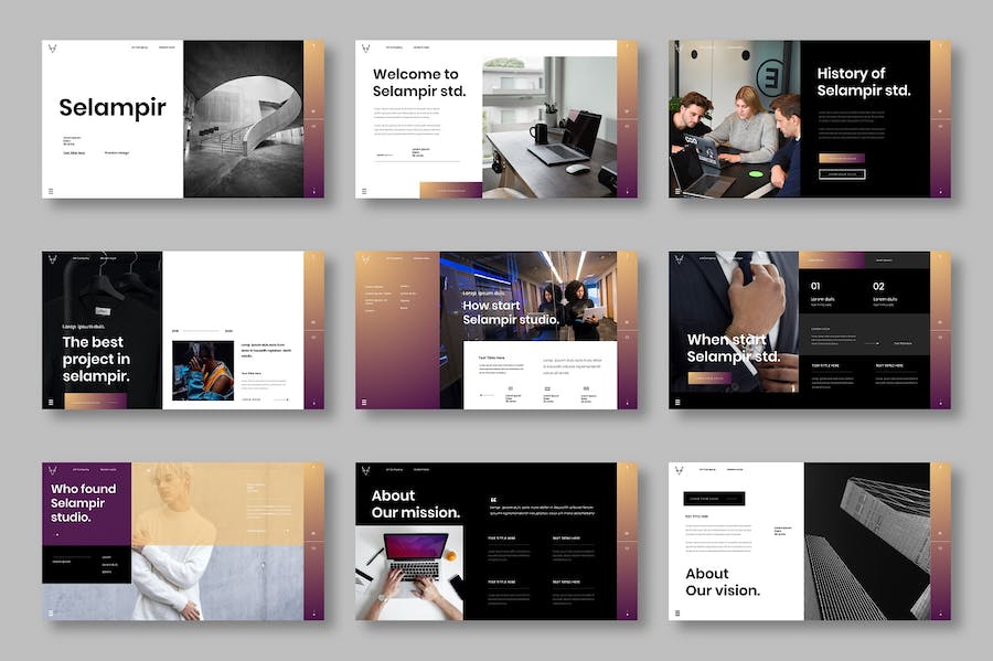 品牌营销策划介绍宣传展示多用途商务keynote模板 - 顶尖PPT