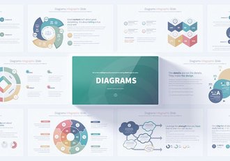 圆形信息图形PPT模板 - 顶尖PPT