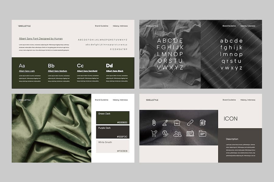 极简品牌形象指南展示Keynote模板 - 顶尖PPT