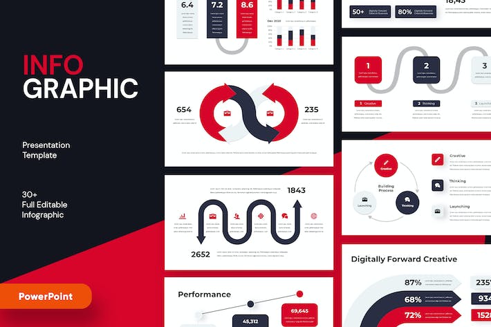 商务贸易数据报表图形图表PPT模板 - 顶尖PPT