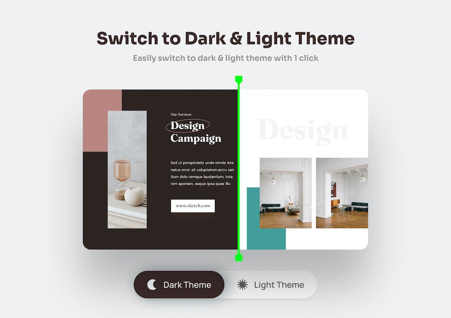 室内设计装修方案创意展示Keynote模板 - 顶尖PPT