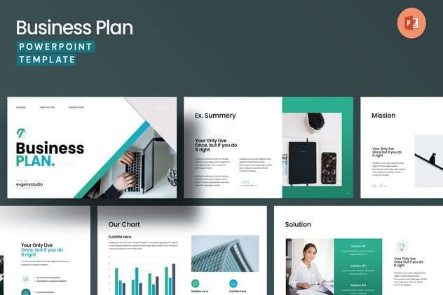 商业计划书PowerPoint模板 - 顶尖PPT