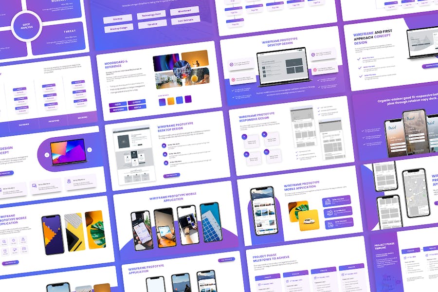 商业项目竞标提案PPT广告创意提案PPT模板 - 顶尖PPT