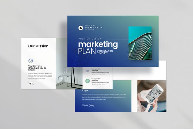 营销计划推广策略方案Keynote模板 - 顶尖PPT