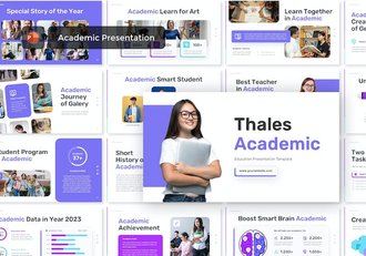 学术教育知识演讲教学方案PPT模板 - 顶尖PPT