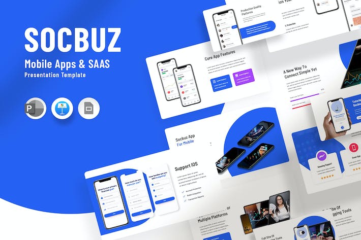 移动应用开发创新方案Keynote模板 - 顶尖PPT