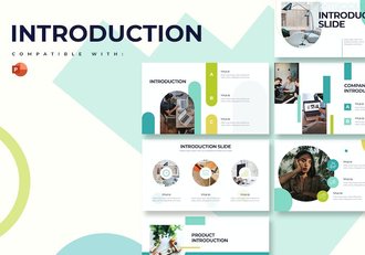 商业企业简介宣传信息图表PPT模板 - 顶尖PPT