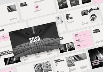 建筑师套件主题创意Keynote模板 - 顶尖PPT