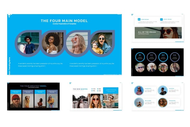 新拟态设计风格商务商业keynote模板 - 顶尖PPT