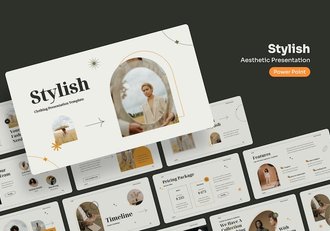 时尚服装品牌展示推介方案PPT模板 - 顶尖PPT