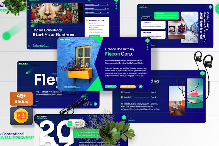 企业公司年度报告总结PPT模板 - 顶尖PPT