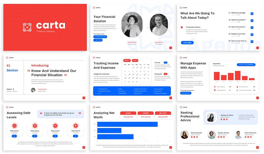 财务记账公司PPT模板 - 顶尖PPT