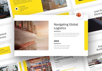 物流服务行业PPT模板 - 顶尖PPT