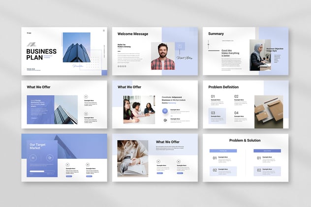 商业计划融资方案书PPT模板 - 顶尖PPT