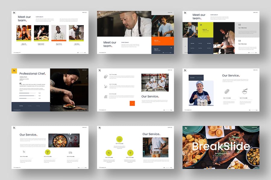 餐饮美食加工制造keynote模板 - 顶尖PPT