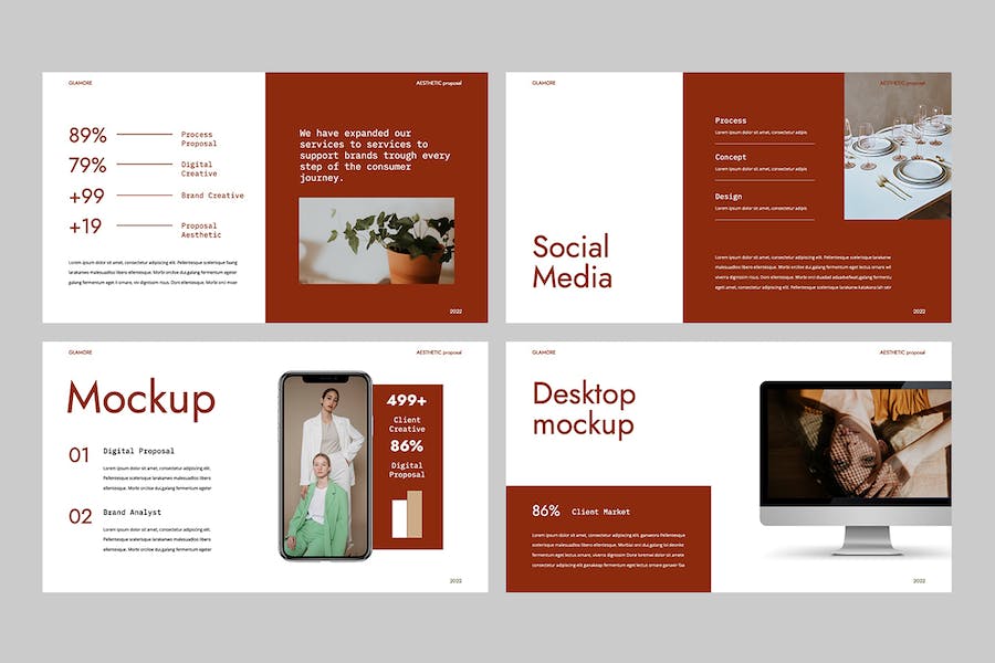 褐色美学商务建议书提案PPT模板 - 顶尖PPT