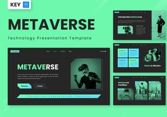 AI技术发布会人工智能keynote模板 - 顶尖PPT