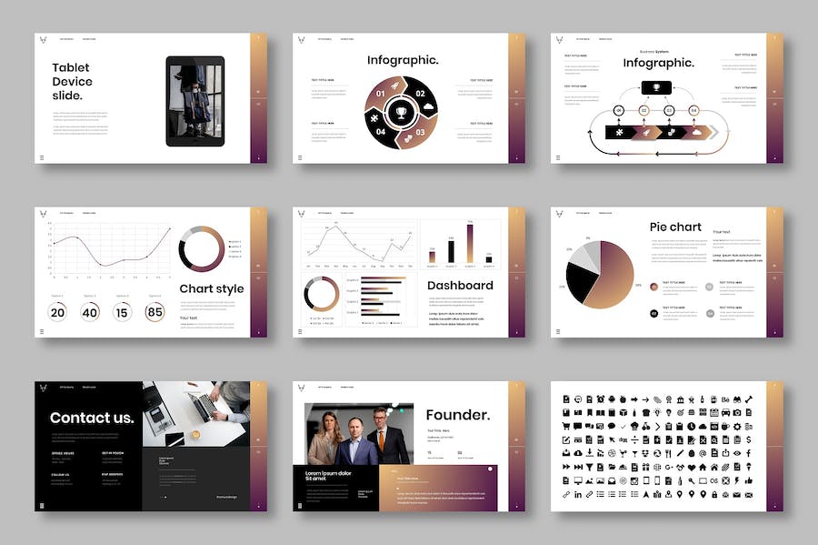 品牌营销策划介绍宣传展示多用途商务keynote模板 - 顶尖PPT