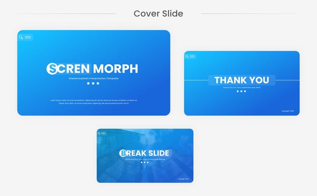 玻璃形态欧式设计eynote模板 - 顶尖PPT