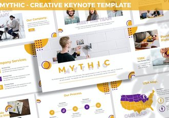 创意设计艺术美学展示方案Keynote模板 - 顶尖PPT