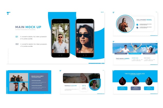 新拟态设计风格商务商业keynote模板 - 顶尖PPT