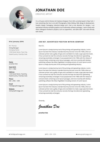 简约英文简历模板 - 顶尖PPT